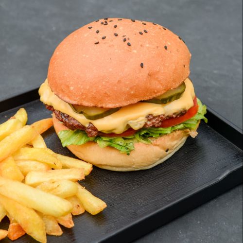 Cheese bacon doble burguer