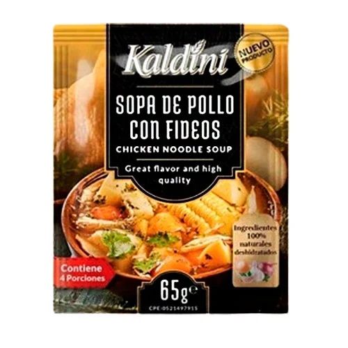 Sopas de sobre Kaldini de pollo y carne